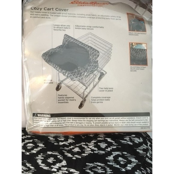 Eddie Bauer Baby Shopping Cart Cover - Picture 6 of 8